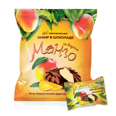 Зефир в шоколаде "Со вкусом Манго"
