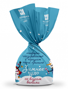Зимнее чудо пралине со вкусом ванили