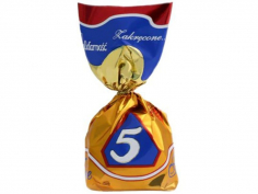 Шоколадные конфеты FIVE с криспами