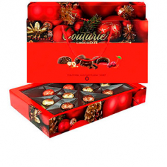 Подарочный набор шоколадных конфет Двойная Красная 4 шт.