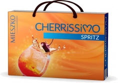 Набор шоколадных конфет Cherrissimo Spritz Сумка вишня в алкоголе апероль шпритц 285г/7 шт