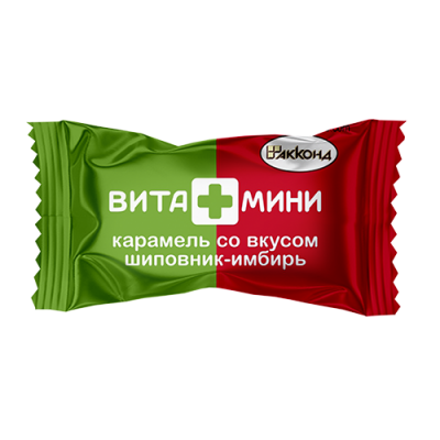 Вита+мини со вкусом шиповник-имбирь